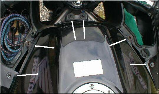Tank front area