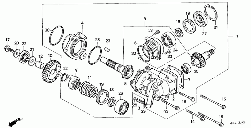 Drivetrain Front Transmission