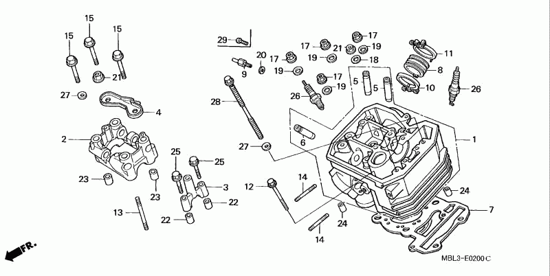 Engine Head Front