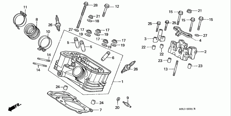 Engine Head Rear