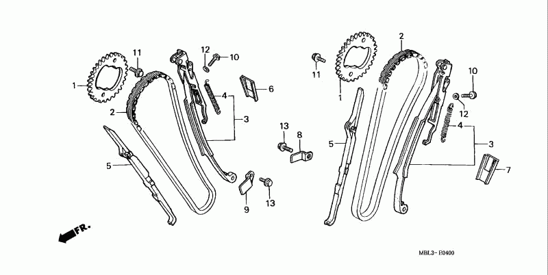 Engine Main Camchain