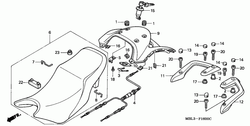 Fairing Rear Seat