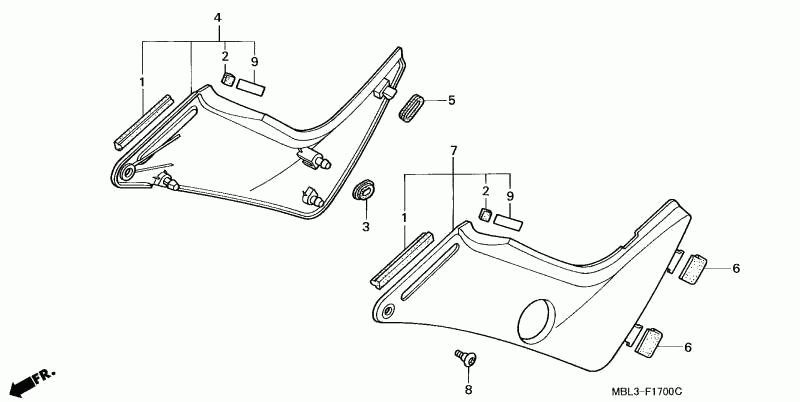Fairing Sidepanels